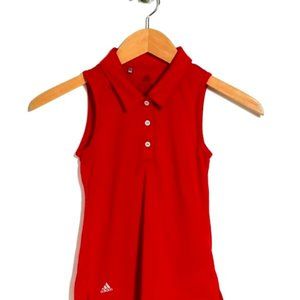 ADIDAS Junior Girls GOLF Tournament Sleeveless Polo - L (13-14Y)